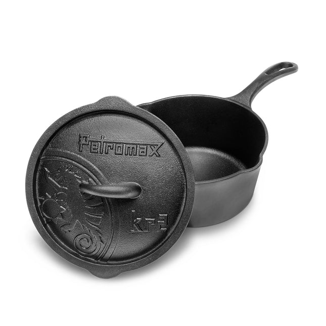 Petromax Gietijzeren Steelpan KR2 met deksel 2L 3