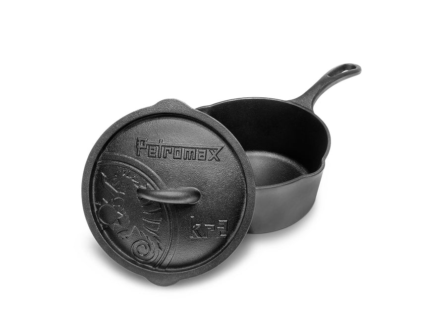 Petromax Gietijzeren Steelpan KR2 met deksel 2L 3