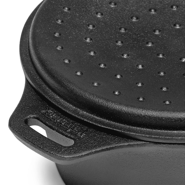 Petromax Gietijzeren Steelpan KR2 met deksel 2L 4