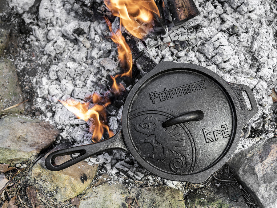 Petromax Gietijzeren Steelpan KR2 met deksel 2L 5