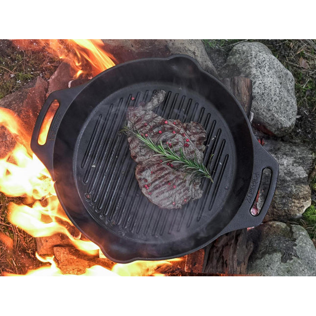 Petromax Gietijzeren Grill Skillet met 2 Handvatten 30 cm 6