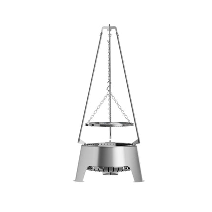 Petromax PX Fire Center FC1000 Station met vuurschaal, driepoot en hangend grillrooster