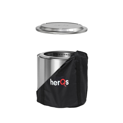 HerQs rookvrije Vuurkorf Blaze + Closer