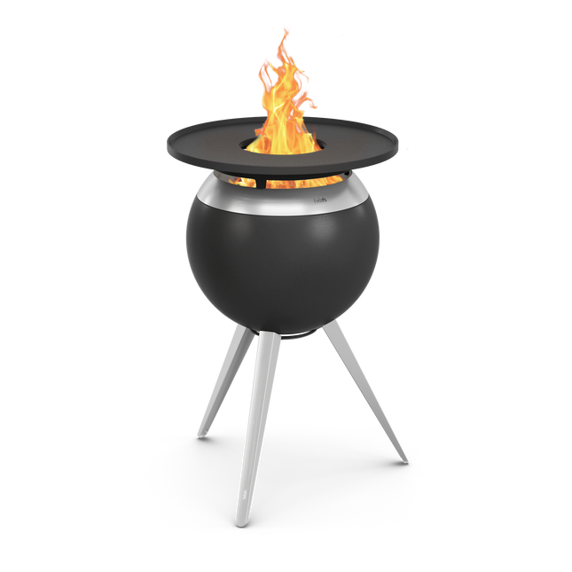 Höfats MOON 45 Grillset hoog Vuurschaal + Plancha - Firesite