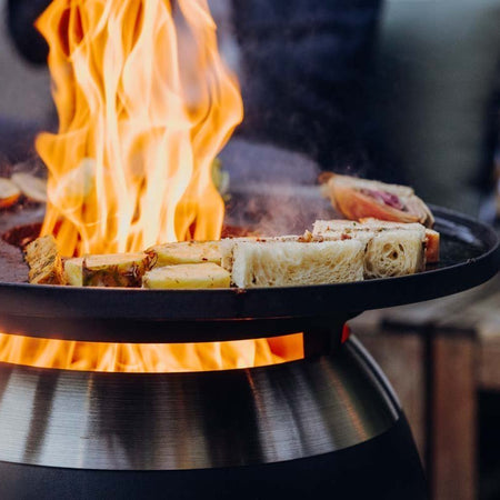 Höfats MOON 45 Grillset laag Vuurschaal + Plancha - Firesite