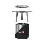HerQs rookvrije Vuurkorf Cozy + Gratis 100 Igniters  + Heater + Closer