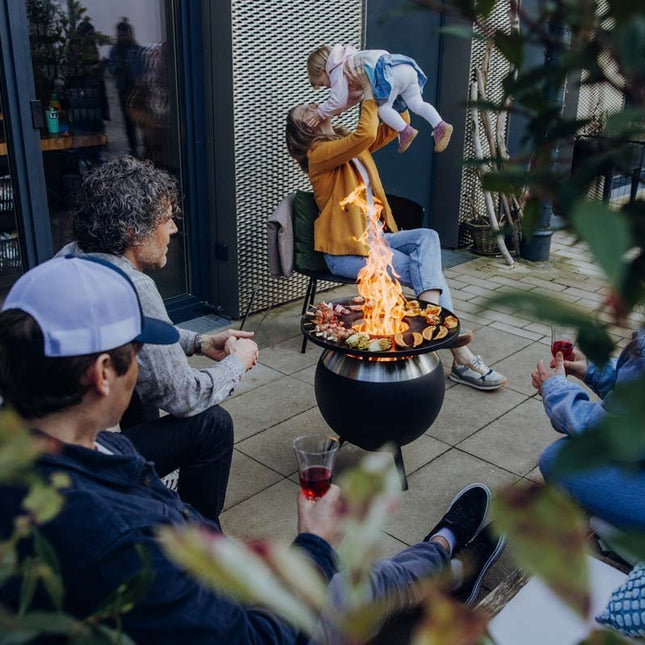 Höfats MOON 45 Grillset laag Vuurschaal + Plancha