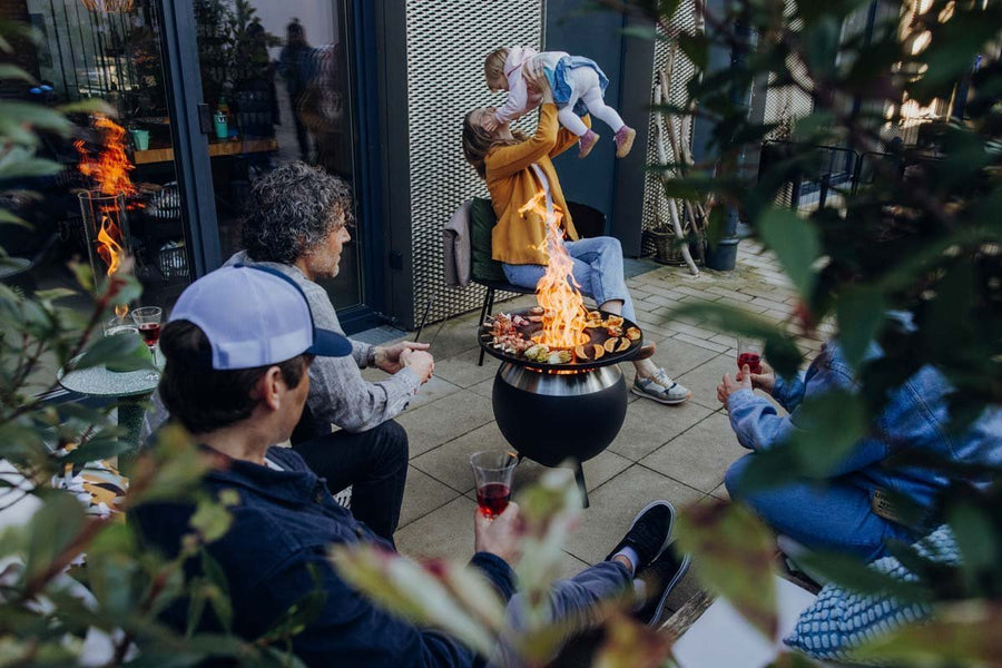 Höfats MOON 45 Grillset laag Vuurschaal + Plancha - Firesite