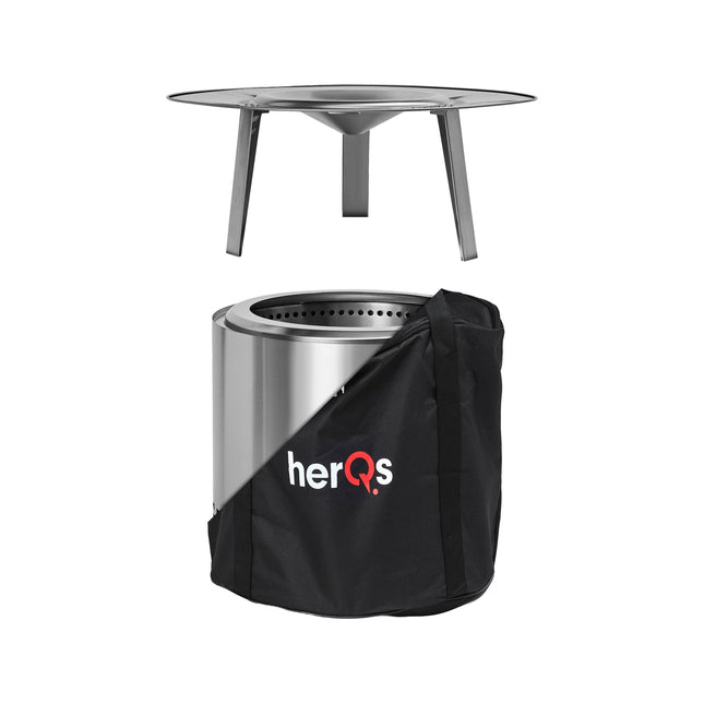 HerQs rookvrije Vuurkorf Blaze + Gratis Aanmaakkrullen + Heater