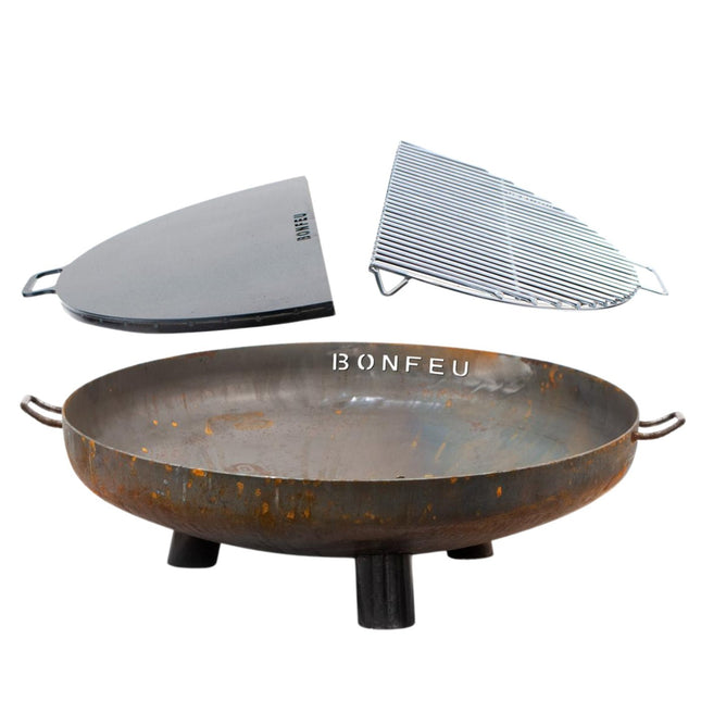 BonFeu BonBowl Plus 80 + BonPlancha 1/2 80 + BonGrill 1/2 80